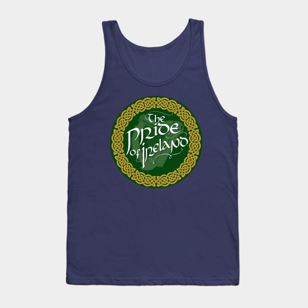 Pride of Ireland logo (Green) Tank Top by The Pride of Ireland